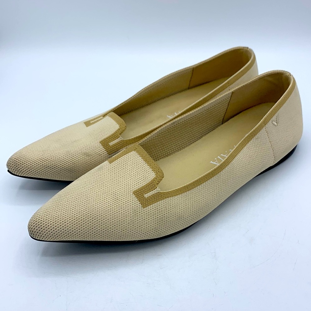 Vivaia Casual Pointy Slip On Ballet Flats